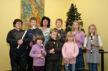 2011/11/30 Opening of the Advent in Modřany - the arcade Sofia